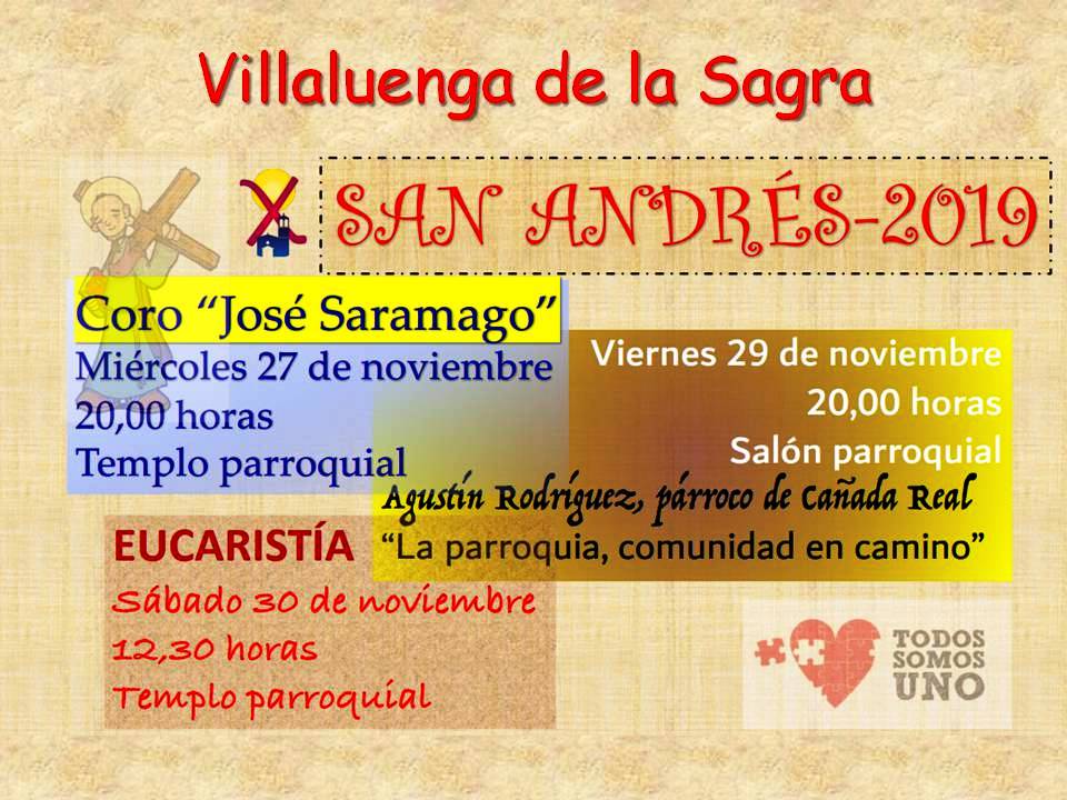 CARTEL SAN ANDRES 2019 VILLALUENGA