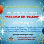 Cartel encuentro corales navidad 2019