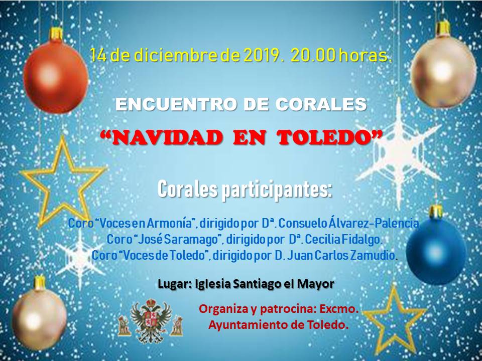 Cartel encuentro corales navidad 2019