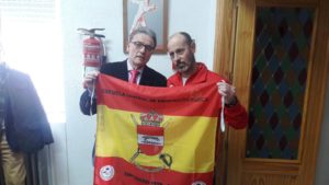 foto entrega bandera ECEF 31.01.2020